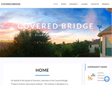Tablet Screenshot of coveredbridgeaustin.org
